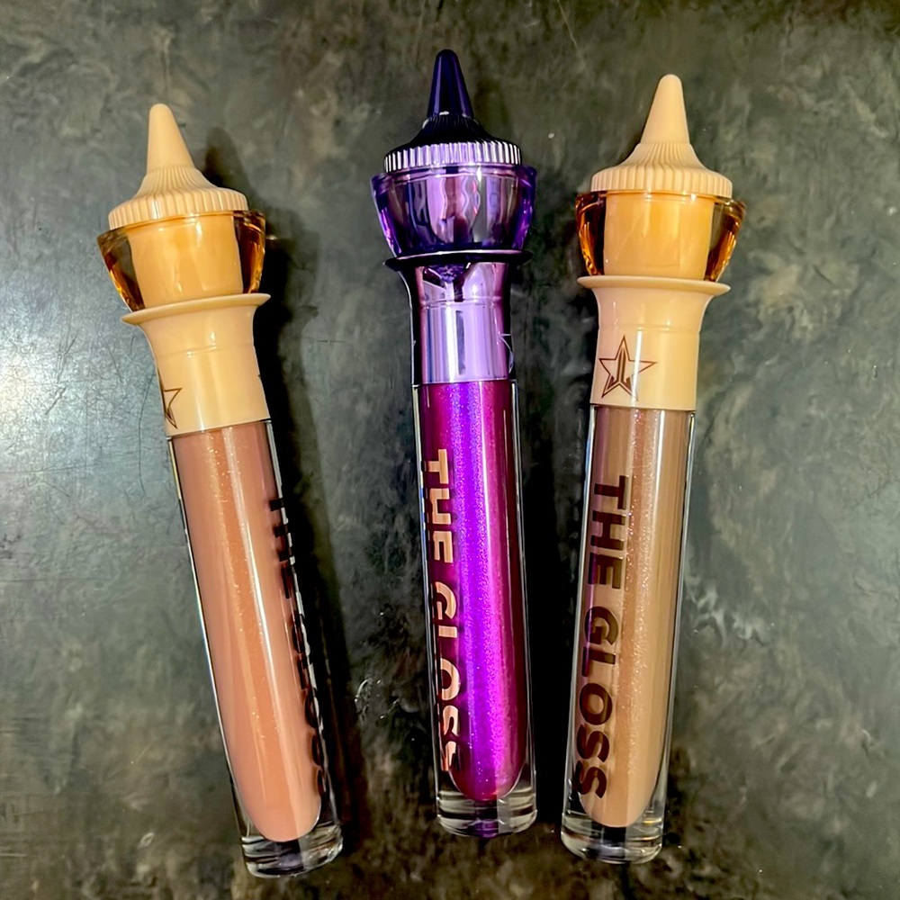 Three Jeffrey Star THE GLOSS | in shades of Body Count, Lord Star, and Table Top